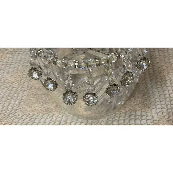 Vintage Czech Necklace 1930 Chrystal Rhinestone 15” - Picture 3 of 10